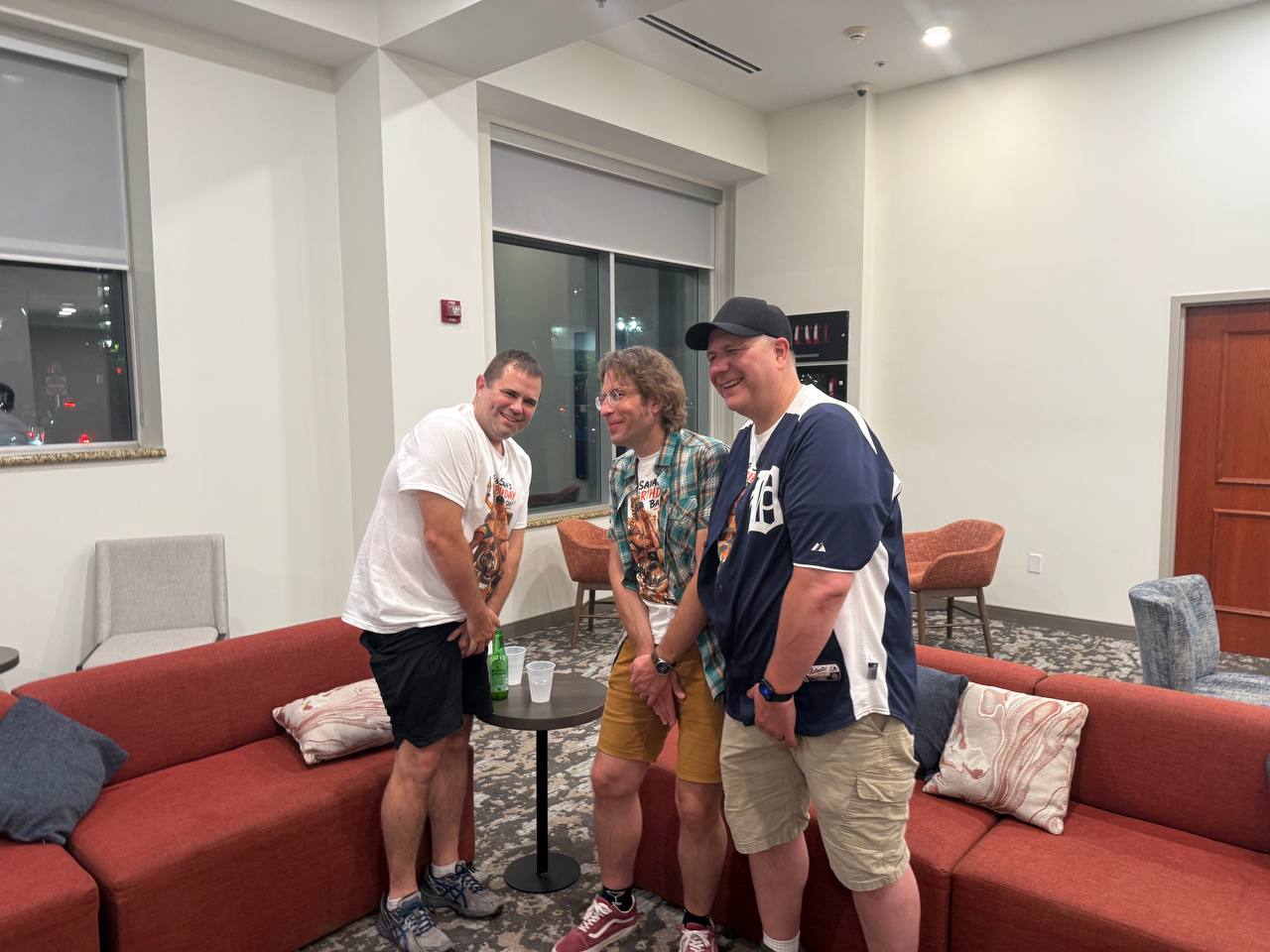 Ed and the birthday crew