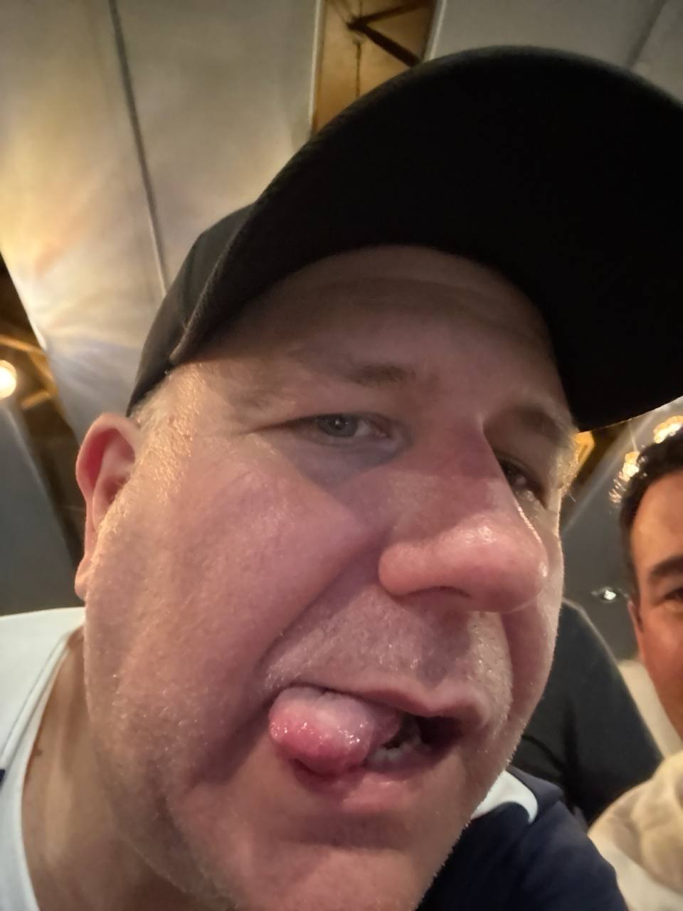 Ed being Ed on a plane